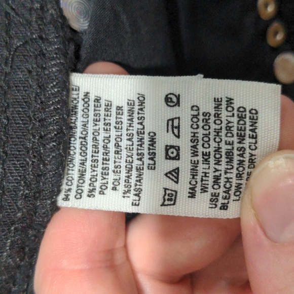 Free People RARE Payton Studded Skinny Jean 27 Black Raw Hem Ripped Knee Ankle - Picture 10 of 10